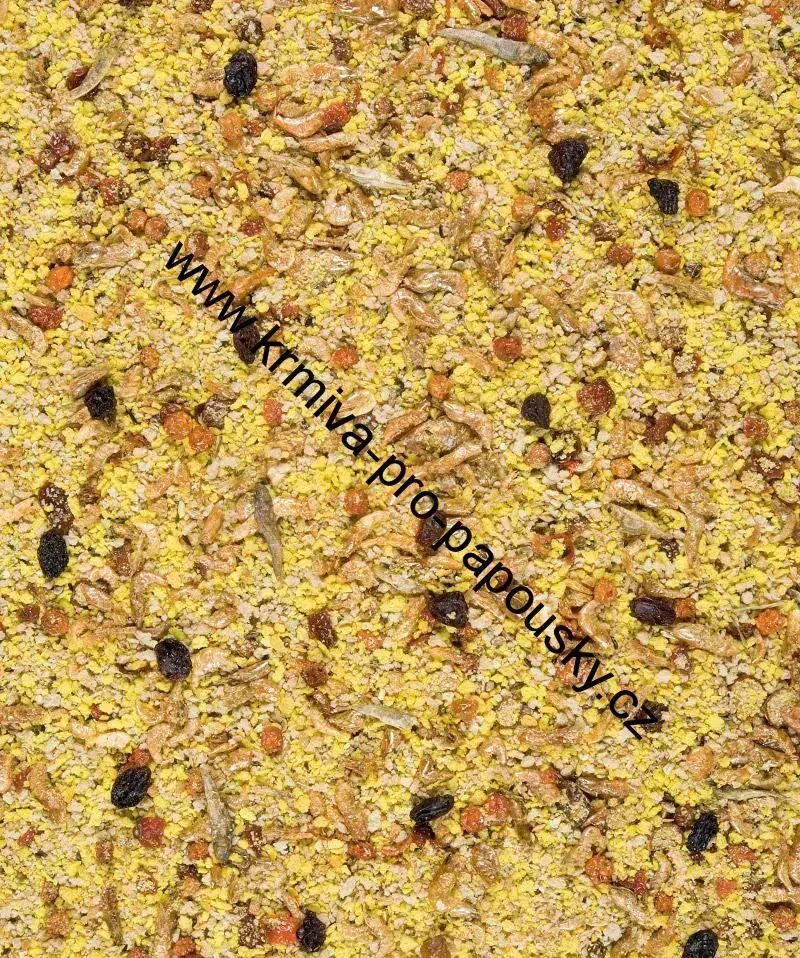 VERSELE-LAGA NutriBird GOLD CRUMBLE  vaječné krmivo suché pro střední a velké papoušky se sušeným hmyzem a ovocem 800 g