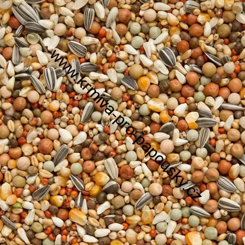 Deli Nature Bayres 49 Olympia směs zrnin k máčení, vaření a klíčení pro holuby, středně velké a velké papoušky 25 kg