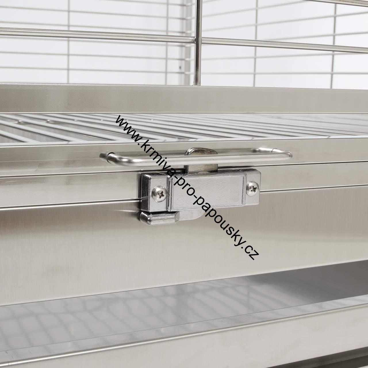 Montana voliéra Arkansas I nerez - 100 x 100 x 200 cm