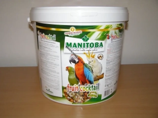 Manitoba Fruit Cocktail 4 kg směs sušeného ovoce a ořechů pro velké papoušky